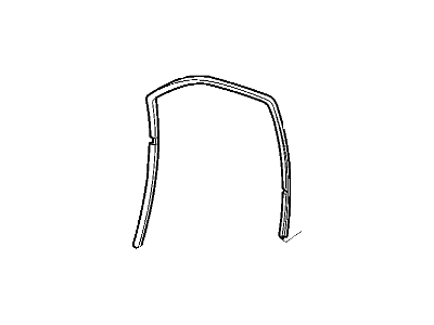 Mopar 55360958AA Weatherstrip Glass Channel Running
