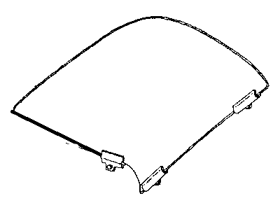 Dodge 4848470AB GLASS Door