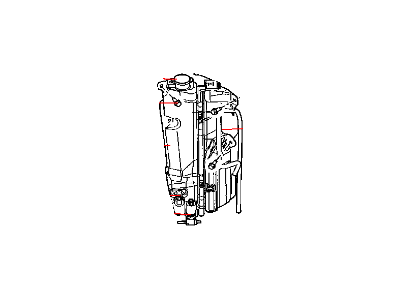 Chrysler 55078086AE RESERVOIR Washer and Coolant