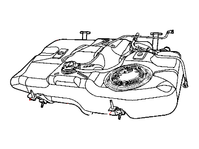 Dodge 5105136AD TANK Fuel
