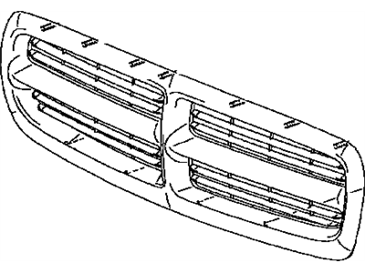 2002 Dodge Durango Grille - 5EH12GW7