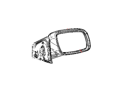 2011 Dodge Journey Car Mirror - 1CE281BVAD