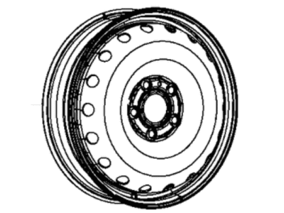 2016 Dodge Durango Spare Wheel - 4726587AB
