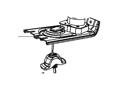 Mopar 68145504AD Spare Carrier