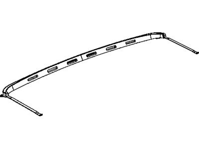 Dodge 68019335AA DEFLECTOR Sunroof Wind