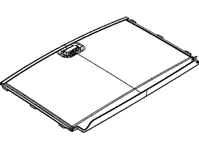 Chrysler 1DP18DW1AA SUNSHADE Sunroof