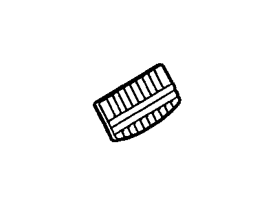 Mopar MA152260 Pad, Brake Pedal, W/Automatic Transmission