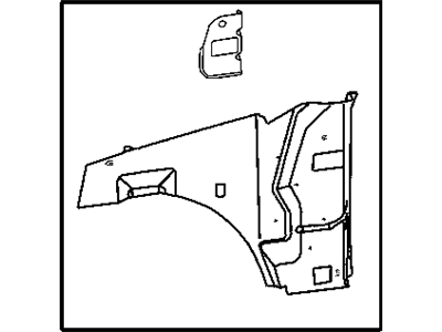 Chrysler 5103370AD PANEL PACKAGE Cowl Side