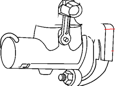 Jeep 5072526AA MASTER CYLINDER Brake