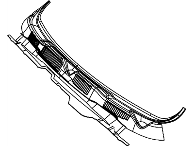 Ram 55112305AD PANEL Cowl Top