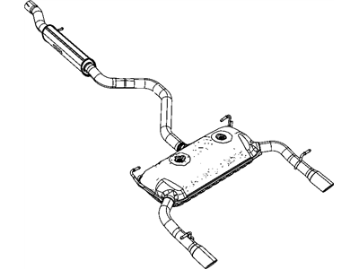 Chrysler Muffler - 52022287AG