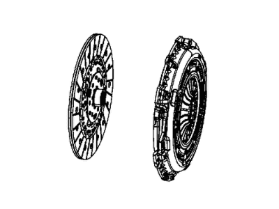 Jeep 68267896AA CLUTCH KIT Pressure Plate and Disc