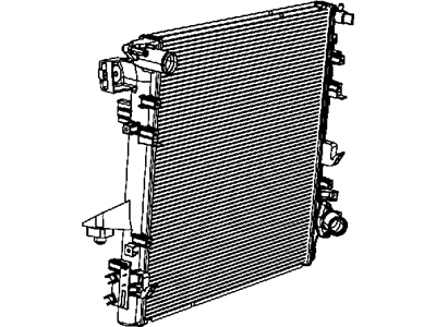 Mopar 55056633AB Radiator Engine Cooling