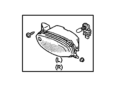 Chrysler Fog Light - MR566310