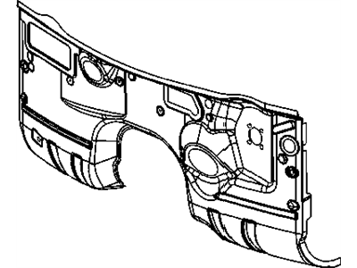Mopar 5112745AA Dash Panel, Front