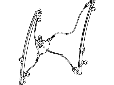 Chrysler Voyager Window Regulator - 4675603AB