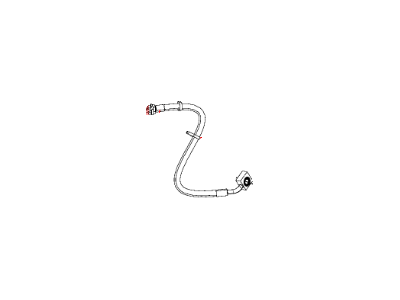 Ram 68211363AB TUBE AND HOSE ASSEMBLY Brake Left Rear