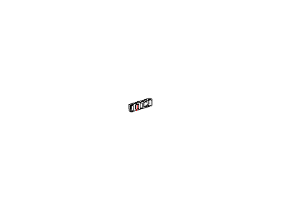 Dodge 5DV73SCV DECAL "DODGE" Nameplate Style