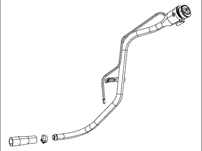 Dodge 68061727AD TUBE Fuel Filler