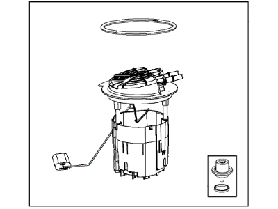 Jeep Fuel Level Sensor - 68217192AB