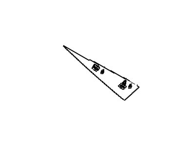Mopar 55396380AB Applique Rear Door