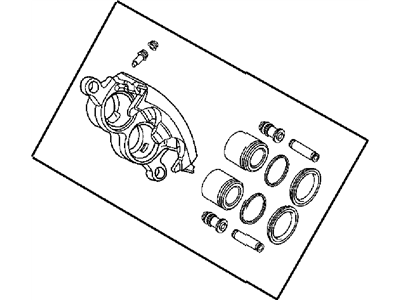 2008 Dodge Ram 3500 Brake Caliper - R5093269AA