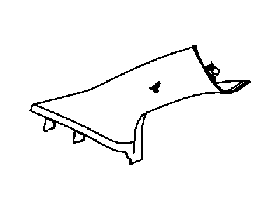 Mopar XQ59DX9AF Molding Windshield Garnish