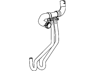 Mopar 55038115AB Upper Hose