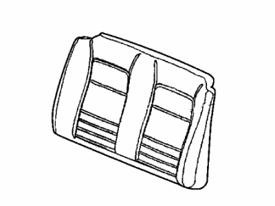 Mopar YL081DVAA Cover Rear Seat Back
