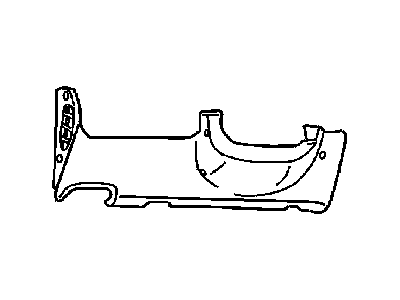 Dodge WC27BD1AB COVER Instrument Panel Steering Column Opening