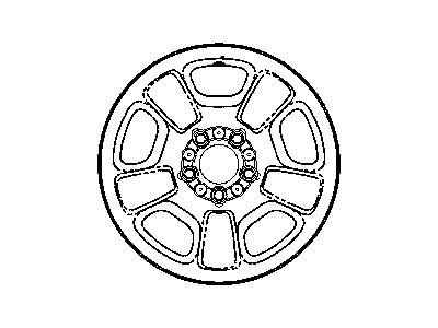 Jeep Spare Wheel - 5GL65S4AAC
