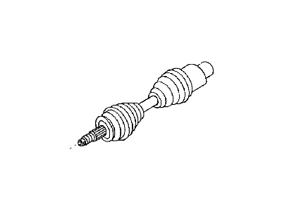 Chrysler 52114390AB SHAFT Axle Half