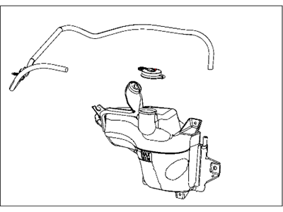 Ram 55057130AD BOTTLE Coolant Recovery