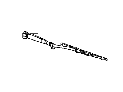 Jeep 5066965AA ARM Liftgate Wiper