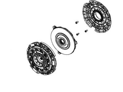 Mopar 68159572AB Clutch Kit Dual Dry Clutch Transmission