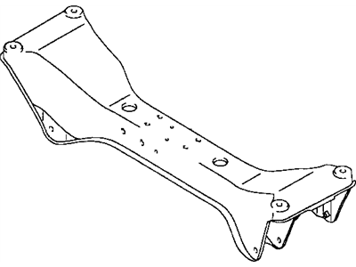 Chrysler MB948996 CROSSMEMBER, Rear Susp