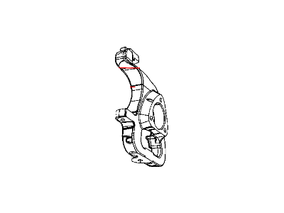 Mopar 68044700AB Knuckle Front