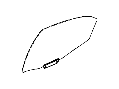 Chrysler 4814640AD GLASS Rear Door With Liftplate