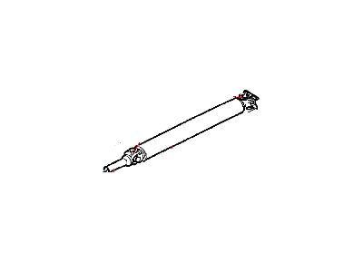 Dodge 52123145AA SHAFT Drive Rear 1-Piece