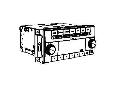Dodge 5091195AA RADIO AM/FM/CD/MP3