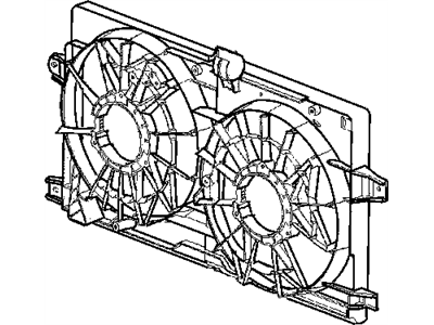 Chrysler Sebring Fan Shroud - 5072336AA