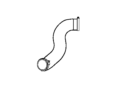 Chrysler 4853050AA HOSE Turbo to Charge Air Cooler