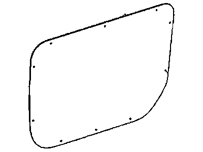 Dodge 1HB56XDVAA PANEL Sliding Door Trim