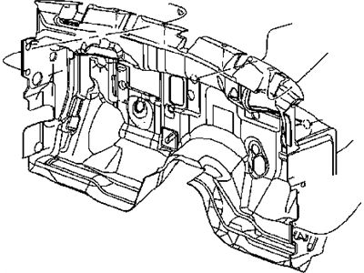 Dodge 55365040AE SILENCER Dash Panel
