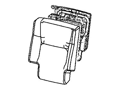 Jeep 1GH931DVAA SEAT BACK Rear