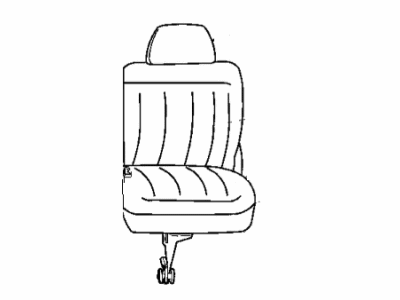 2004 Chrysler Town & Country Seat Cushion - ZE501D5AA