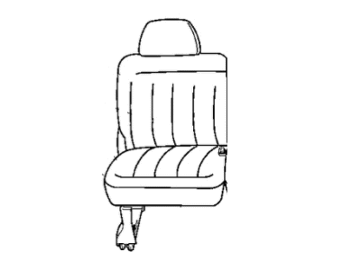 2004 Chrysler Town & Country Seat Cushion - ZE491D5AA