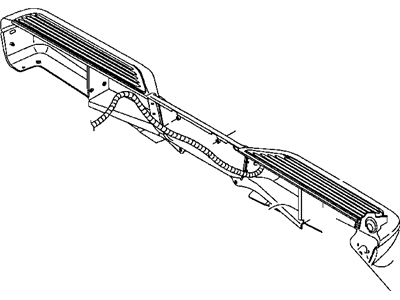 Dodge 55255902 STEP PAD Rear Bumper