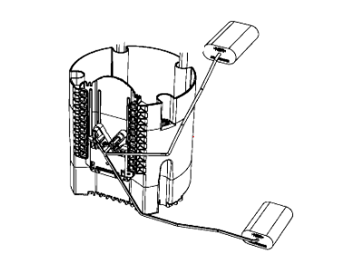 Jeep 5143579AL MODULE KIT Fuel Pump/Level Unit This Kit Contains fuel Module assy, 0-Ring, Fuel Pump and Level Unit