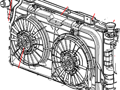 Chrysler Radiator - 4809225AC